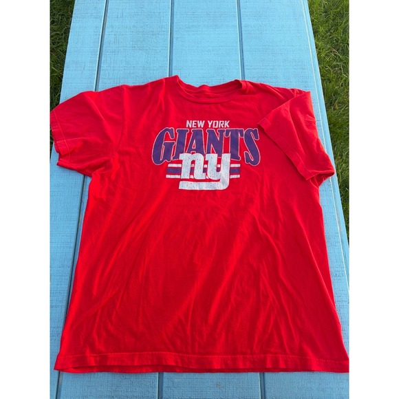 NFL Team Apparel Other - NFL Team Apparel New York Giants Red Graphic T-Shirt Mens XL Ring Spun Cotton